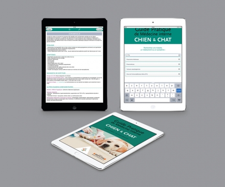 Application guide de médecine interne chien & chat