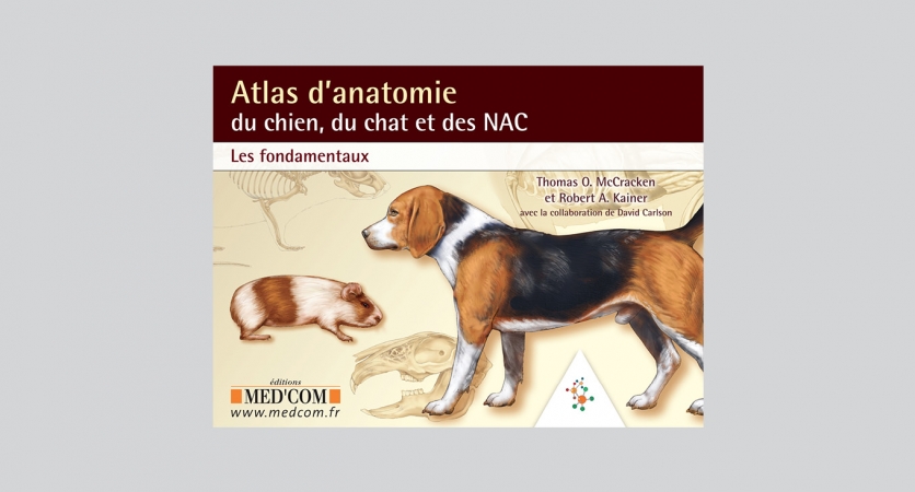 Atlas d’anatomie du chien, du chat et des NAC